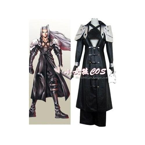 Final Fantasy VII 7 Sephiroth Deluxe Uniform Cosplay Costume ,Perfect Custom for You ! 11