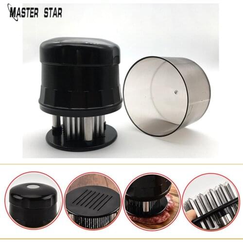 Master Star Meat Tenderizer 56 Blades Stainless Steel Needles Poultry Tools Meat Hammer Kitchen Cooking Utensil
