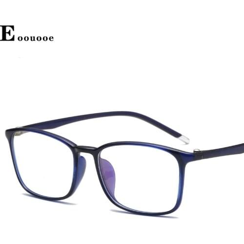 Men Women Opticas Eyewear TR90 Ultralight Square Glasse Frame Available Multifocal Progressive frame