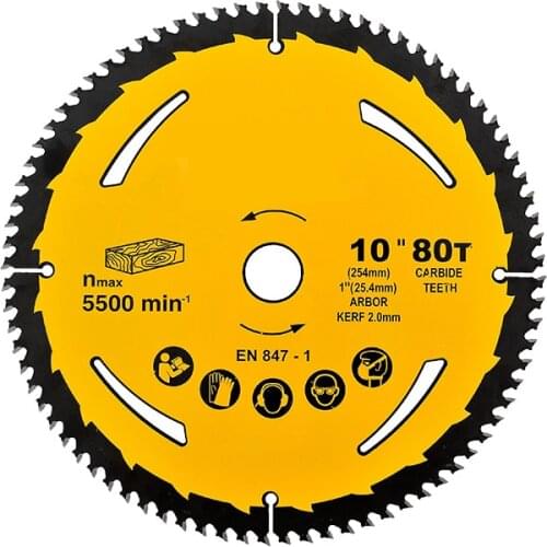 LIVTER 10 inch Electric circular saw table saw portable saw blade aluminum alloy woodworking saw blade