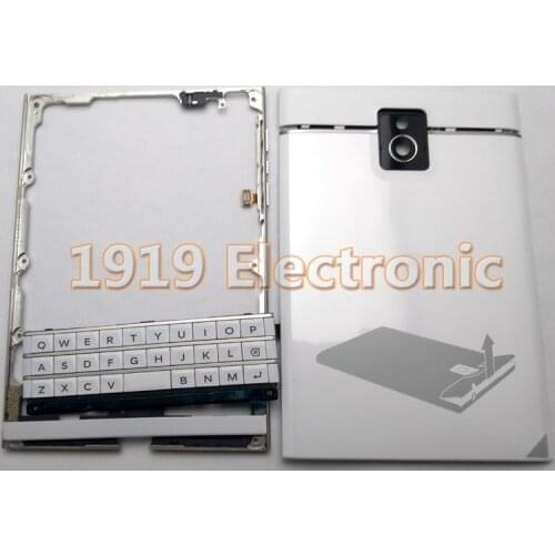 Full Complete Mobile Phone Housing Cover Case Back cover +Top Cover + Keypad + Milddle For BB BlackBerry Passport q30