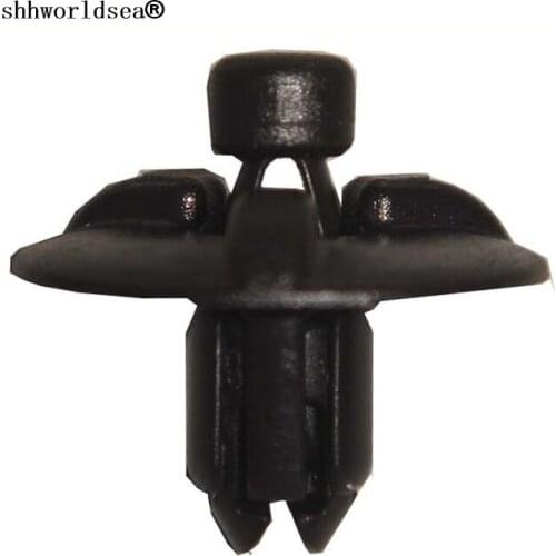 Shhworldsea 100pcs car plastic clip& auto fastener push type retainer for 53259-OE010 53259OE010