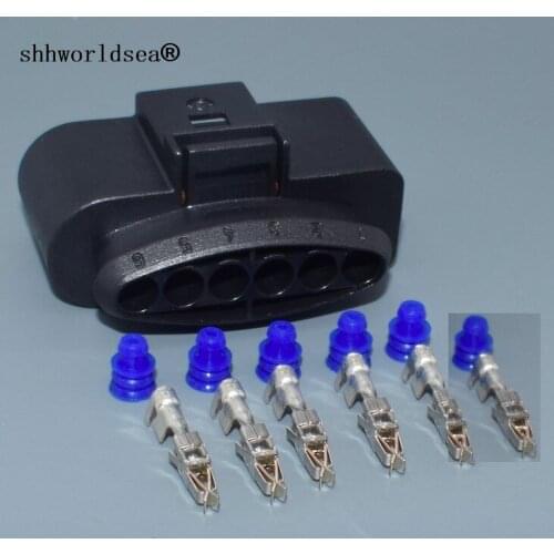 Shhworldsea 6 Pin Pigtail Wiring plug For VW Jetta Golf Passat B5 For Audi A3 A4 A5 A6 Q3 Octavia Alhambra 1J0973726 1J0 973 726