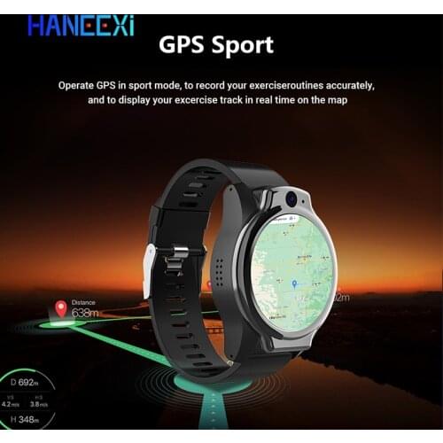Real dive Smart Watch for Men IP68 Level 50M Waterproof Dual 13MP Camera 4G LTE GPS navigation 1600mAh Smartwatch Android pk s08