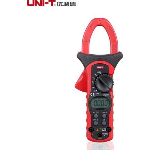 UNI-T Clamp Meter AC/DC Current Voltage Auto Range VFC Capacitance Digital Handheld Non Contact Multimeter UT205A UT206A