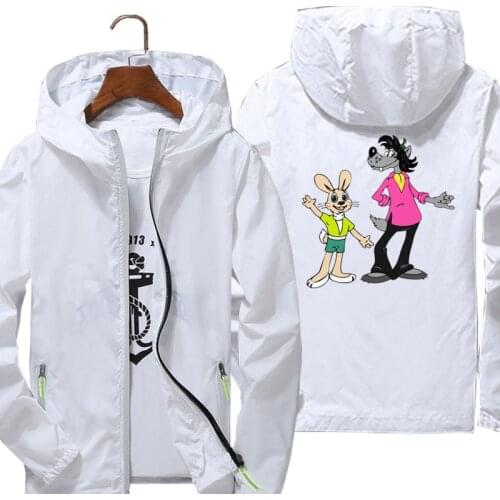 Spring Summer Nu Pogodi Jacket Mens Street Thin Reflective Sunscreen Windbreaker Skin Zipper Casual Jacket Coats Oversized 7XL