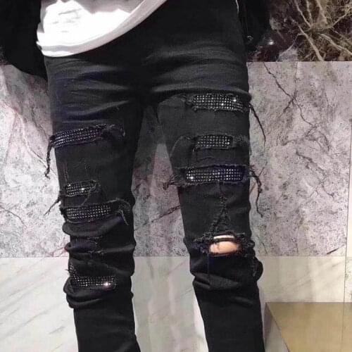 YueYueAngel Skinny Jeans For Men