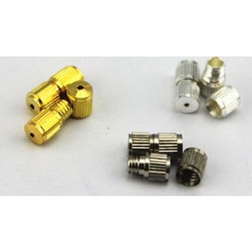 60pcs silver/Gold/nickel mix color Barrel Screw Clasp Bracelet Necklace Findings Jewelry Clasps DIY accessories 7*3MM 011019057