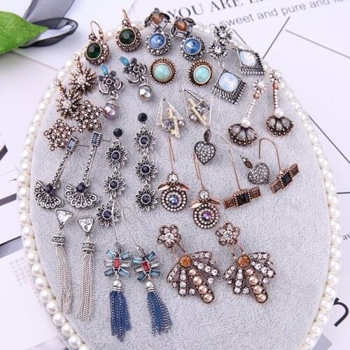 Kissme Mix Earrings 2020 Trendy Acrylic Resin Geometric Insect Heart Drop Earrings Women Fashion Jewelry