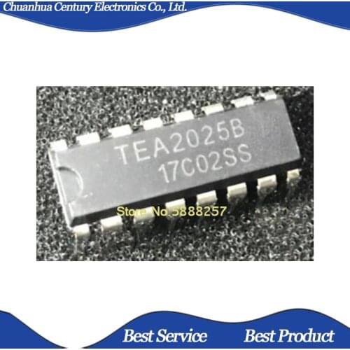 10 pcs/lot TEA2025B DIP16 New and Original In Stock