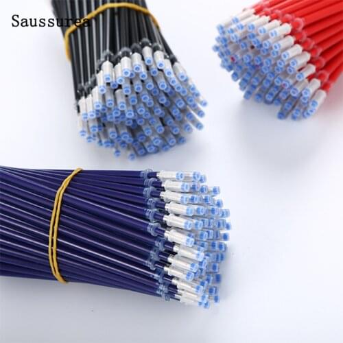 10PCS Neutral Ink Gel Pen Refills Black Blue Red Refill Bullet Journal Office For School Supplies Korea Stationery Accessories