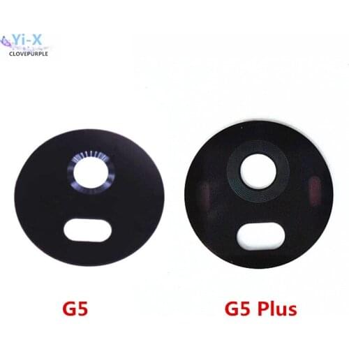 100pcs/lot Lens For moto G5 / G5 plus Rear Back Camera Cover Glass Lens For motorola moto G5 / G5 plus with sticker