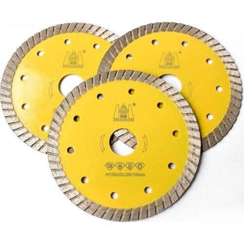 105/115mm/125mm Super Thin X Shape Diamond Porcelain Saw Blade Hot Sintered Diamond Circular Disc for Cutting Porcelain Tiles