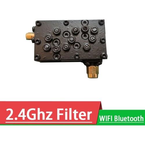2.4G WIFI Bluetooth band pass filter 2.4G cavity Anti-interference for Ham Radio amplifier