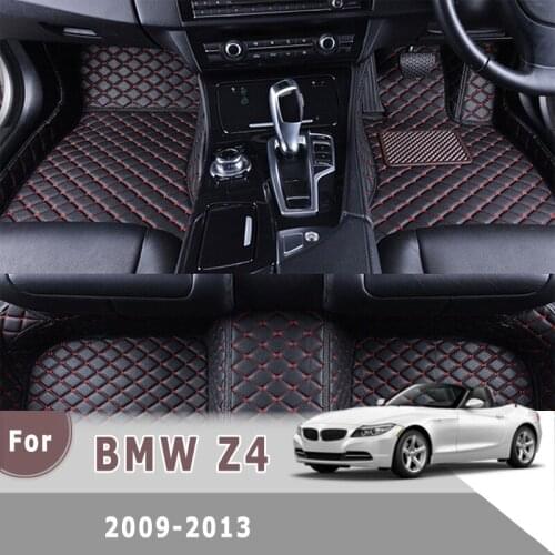 RHD Custom Car Floor Mats For BMW Z4 2013 2012 2011 2010 2009 Auto Interiors Accessories Covers Styling Protection Carpet Rugs