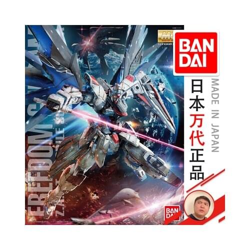 Bandai Gundam Model IN-Stock Assembly MG 1/100 Freedom Gundam Ver. 2.0 ROBOT Figure Anime Toys Figure Gift