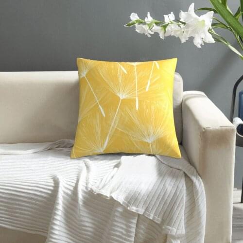 Seamless Dandelions Pattern pillowcase printed cushion cover sofa waist pillow pillow cover