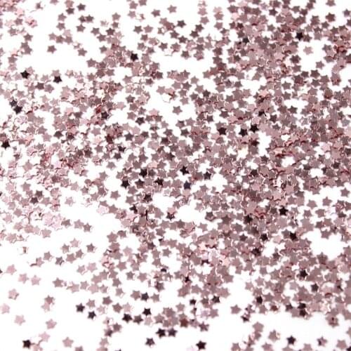 KSCRAFT 3mm Stars Shape Sequins PVC Flat for DIY Card Making Craft Color Collection