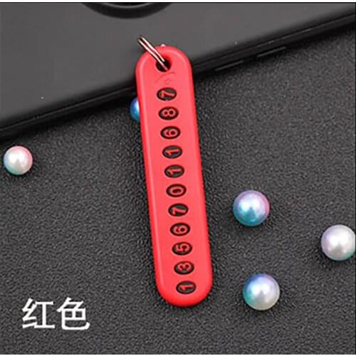 DIY Phone Number Card Plate Car Keys Anti-lost Keyring Keychain for Mazda 2 3 5 6 CX5 CX7 CX9 Atenza Axela