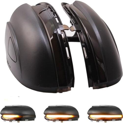 Smoked LED Dynamic Turn Signal Blinker Sequential Side Mirror Indicator Light For VW GOLF 6 MK6 GTI R32 2008-2014 Touran 11-14