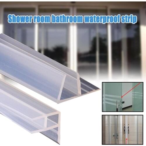 F/U/H Shape Glass Door Tape Sealing Silicone Rubber Window Glass Gasket Strip Bath Screen Door NW