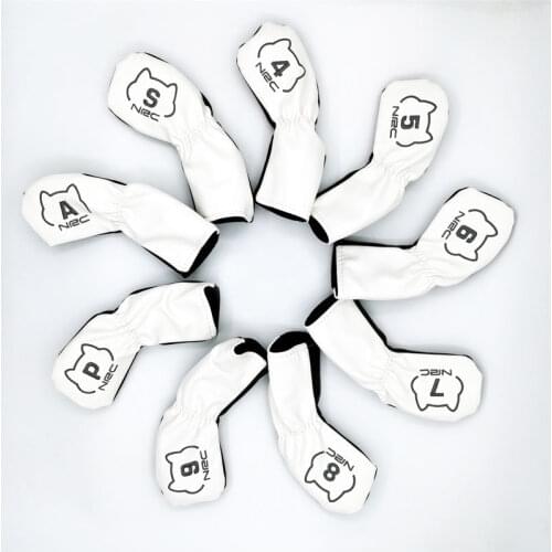 Golf irons Cover Magnetic Closure PU Leather Akita dog Golf Putter HeadcoverGolf Headcover golf accessory