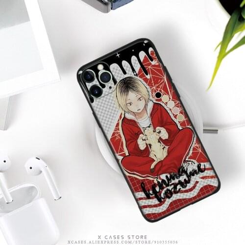 Kenma Kozume Haikyuu!! Anime FOR IPhone Se 6 6s 7 8 Plus X Xr Xs 11 12 Mini Pro Max TPU Soft Silicone Phone Case Cover Shell