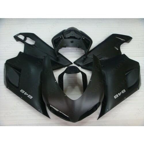 Bodywork 1198 2007 - 2011 Matte Black Fairings 1198 2011 Body Kits for DUCATI 1098 2007