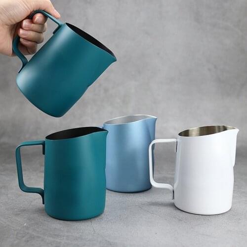 420ml/600ml Milk Frothing Frother Pitcher Stainless Steel Milk Cup Coffee Barista Craft Latte Cappuccino Coffee Jug