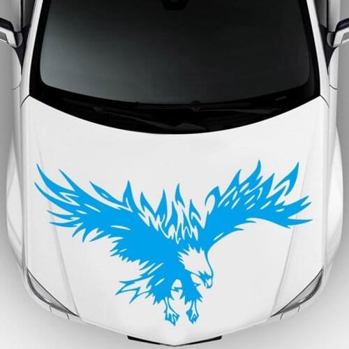 Car Modification Stickers Garland Hood Embossed Decorative Hood Sticker Personality Front Car Autos Body Stickers Decor