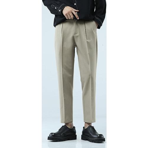 2021 Mens Trousers Simple Summer Korean And Comfortable Nine Minutes Of Pants College Cotton The New Listing Fashion