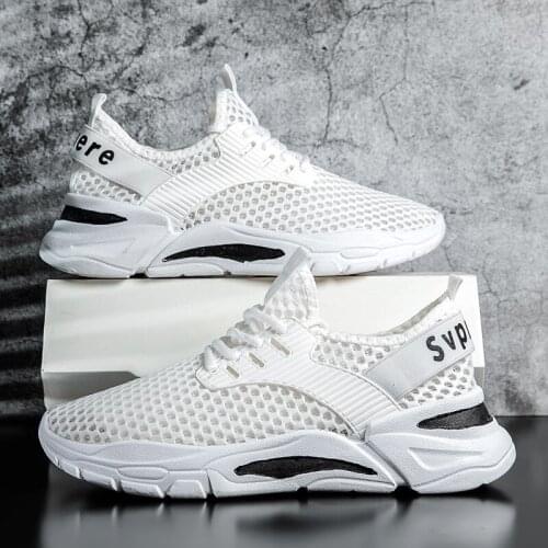 Mens Sneakers 2021 Summer New Mens Sports Casual Shoes Student Lightweight Fashion Shoes Breathable Flying Woven Mens Shoes