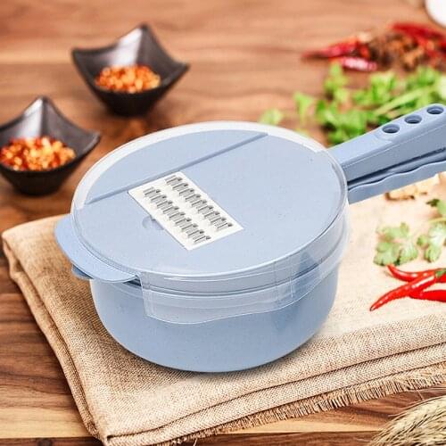 2020 NEW Multifunction Vegetables Cutter kitchen Steel Blade Grater Round Mandoline Slicer Potato Slicer Kitchen Gadget