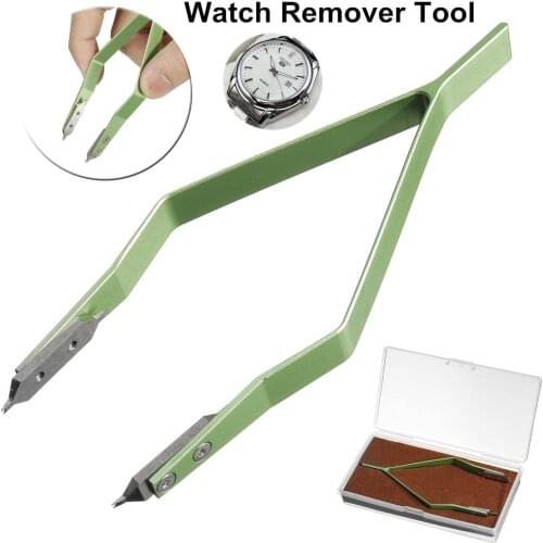 Stainless Steel Spring Bar Tweezer Watch Repair Remover Tool for Rolex for Submariner for Luxury Watches Watchband Replacement