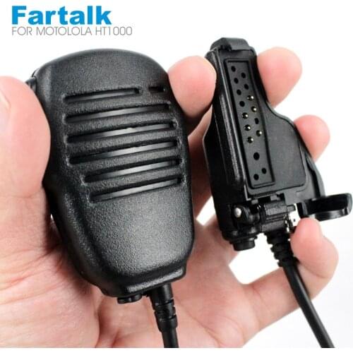 PTT Handheld Speaker MIC Microphone for Motorola HT1000 GP900XTS5000 XTS2500 MTS2000 MT2000 Walkie Talkie Two Way Radio