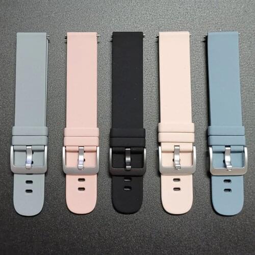 Watch Band Suitable For Smart Watch P8 Silicone Strap And Steel Strap 20MM