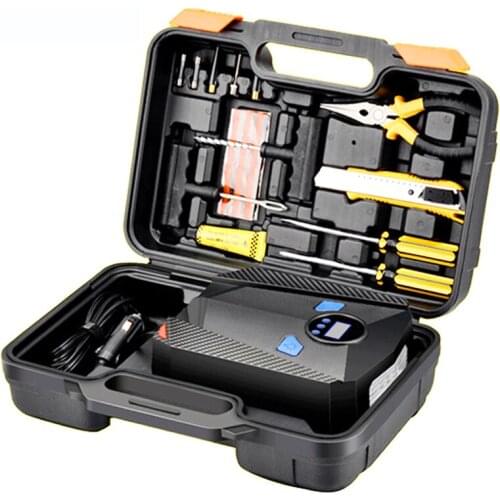 With Box)Car Air Compressor Pump Digital Tire Inflator DC 12V 150 PSI Car Air Pump with Auto Shut Off Gauge Powerful Emergency