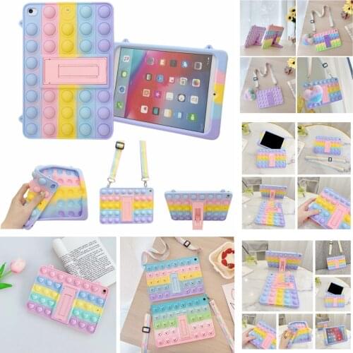 Push It Bubble Stress-Relieve Silicone Case for IPad Mini 5 Air 10.5 10.9 10.2 2019 2020 Pro 11 2021 2018 9.7 2017 Tablet Cover