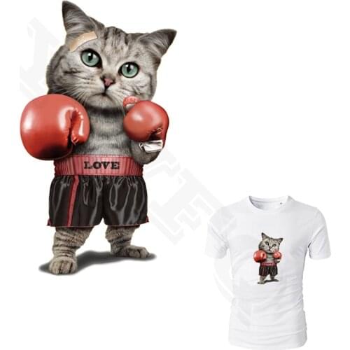 Colife Iron On Patches For Clothes 15*26cm Lovely Cat Patch A-level Washable Stickers Easy Print By Household Irons