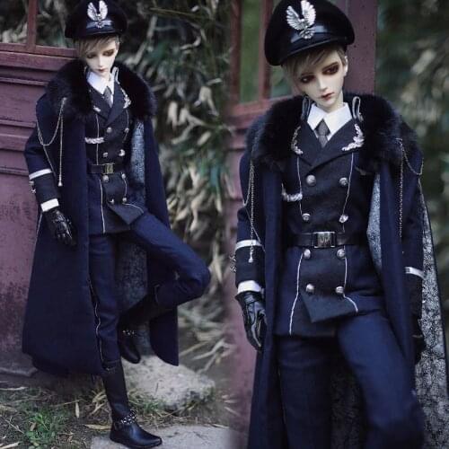 Accept custom Handmade Military Uniform Suit BJD Uncle 1/3 SD SD17 SSDF ID Doll Clothes