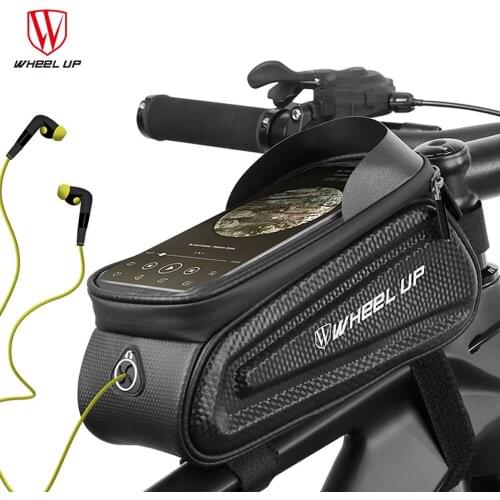 High Quality Bike Bag Front Bicycle Phone Bag 6.5 inch Cellphone Cycling Bags MTB Accessories Top Tube Frame Handlebar Bike Bag