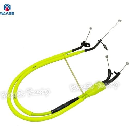 Waase For Honda CB1300 2003 2004 2005 2006 2007 2008 2009 2010 2011 2012 2013 2014 2015 2016 2017 2pcs Throttle Cable Steel Wire