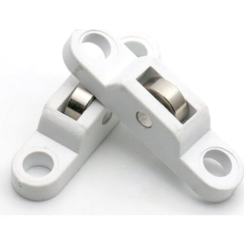 10Pcs/set Window Wheels Sliding Door Pulley Plastic Furniture Door Window Roller Wheel Wardrobe Sliding Door Wheel Hardware