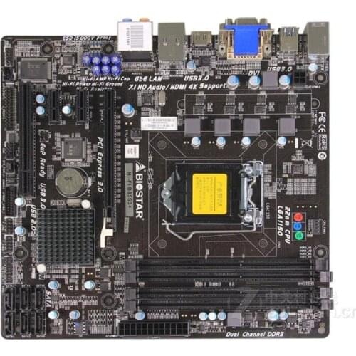 Used original B85 motherboard for Biostar Hi-Fi B85S3+ LGA 1150 DDR3 RAM 32G Motherboard Desktop mainBoards