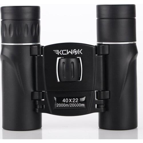 40x22 HD Powerful Binoculars 2000M Long Range Folding Mini Telescope BAK4 FMC Optics For Hunting Sports Outdoor Camping Travel