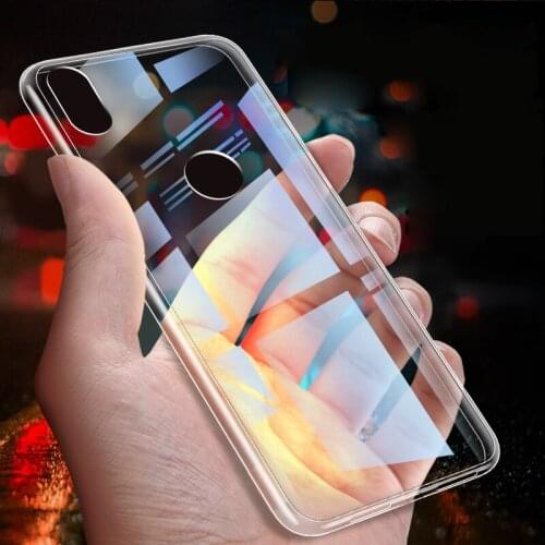 Ricestate For Xiaomi Redmi Note 6 Pro Case Transparent Crystal TPU Soft Cover For Xiaomi Redmi Note 6 Pro Clear Cases 6.26"