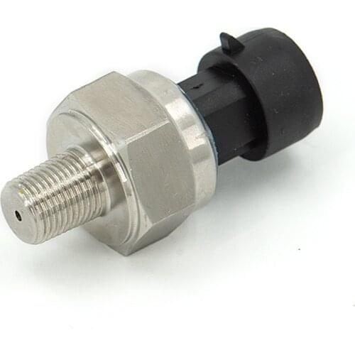 DC 5V 1/8NPT Thread Stainless Steel Pressure Sensor 220psi Transmitter Transducer Sender Sensor for Oil Fuel Diesel Air Water