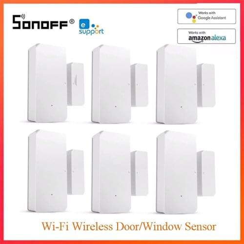 Itead SONOFF DW2 Wi-Fi Magnetic Door/Window Sensor Smart Home eWeLink Remote Alerts Notification Work With Alexa Google Home