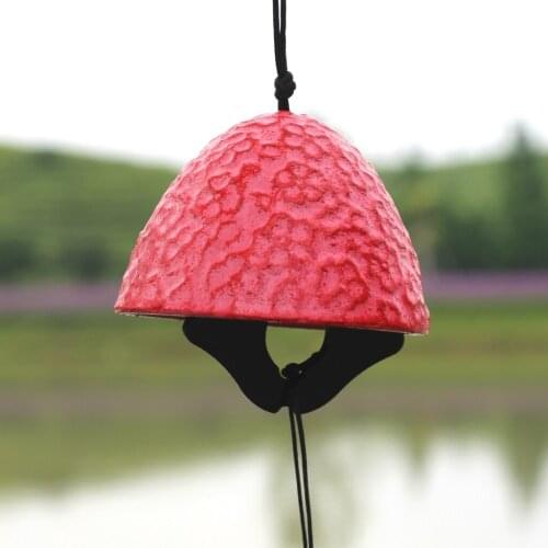 Japanese Style Wind Chime Bell Furin Nambu Cast Iron Nanbu Tekki - Cherry Blossoms