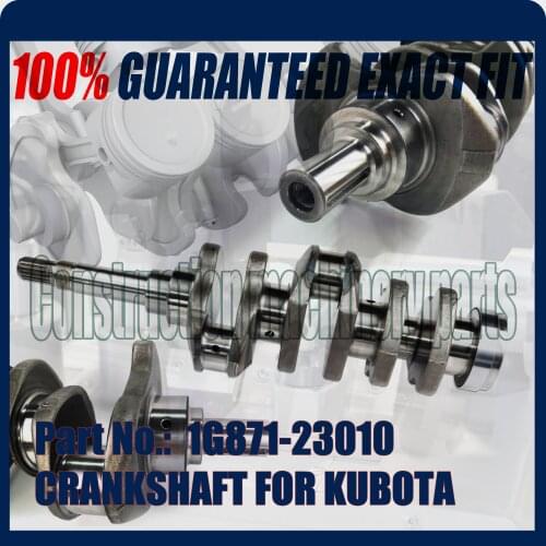 Engine Crankshaft 1G871-23010 for Kubota